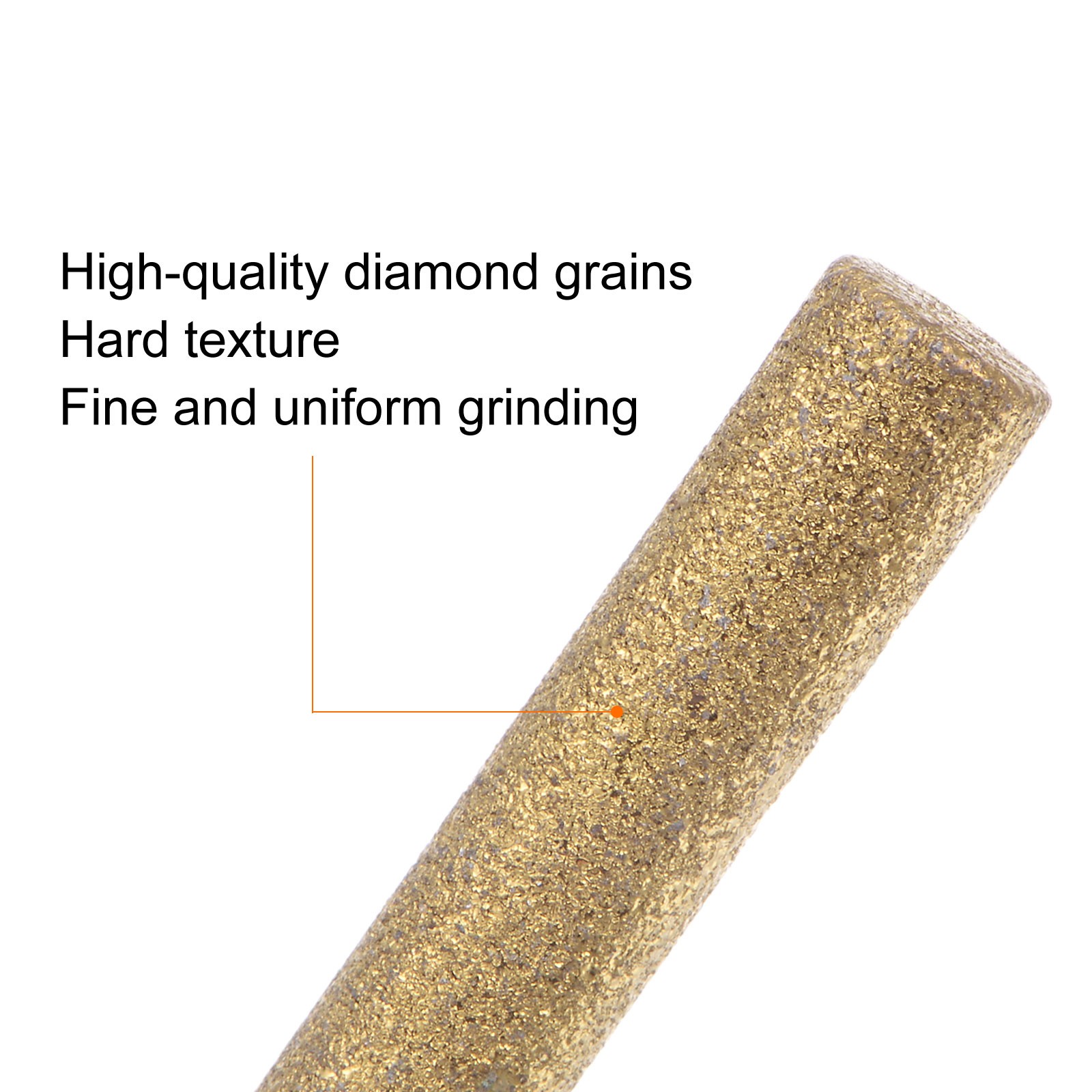 12pcs Diamond Coated Chainsaw Sharpener Bits 3/16" Chain Saw Grinder