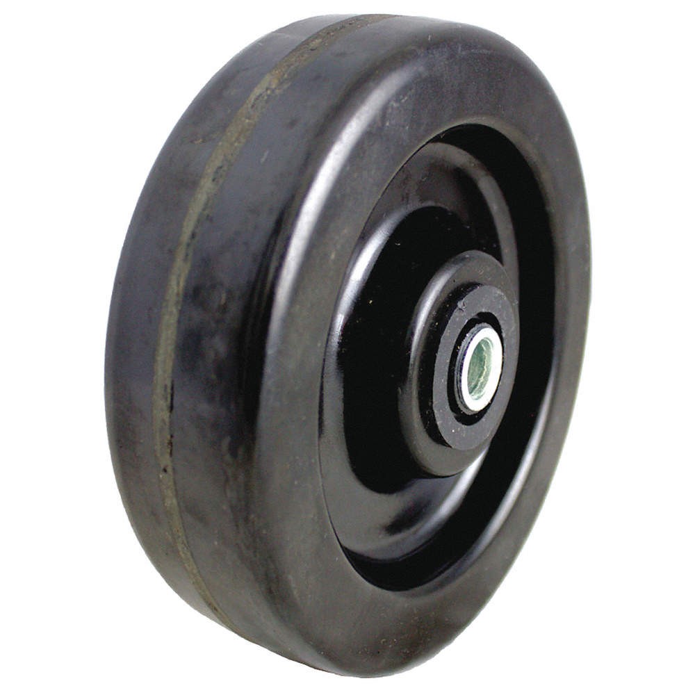 GRAINGER APPROVED P-PH-050X015/038R Caster Wheel,5"dia,600 lb,Black 55KC35