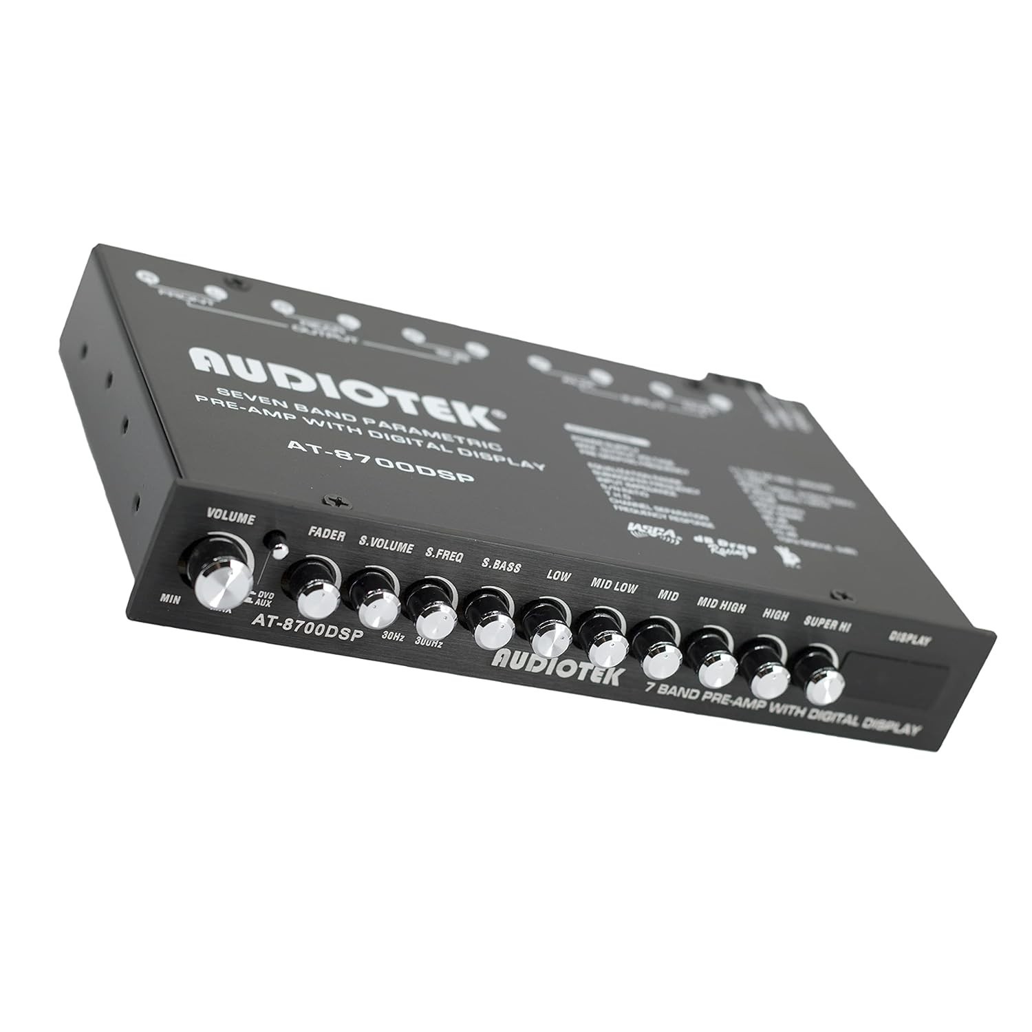 High-Quality 8700DSP EQ with Sub Output & Auxiliary Input for Car Audio Systems