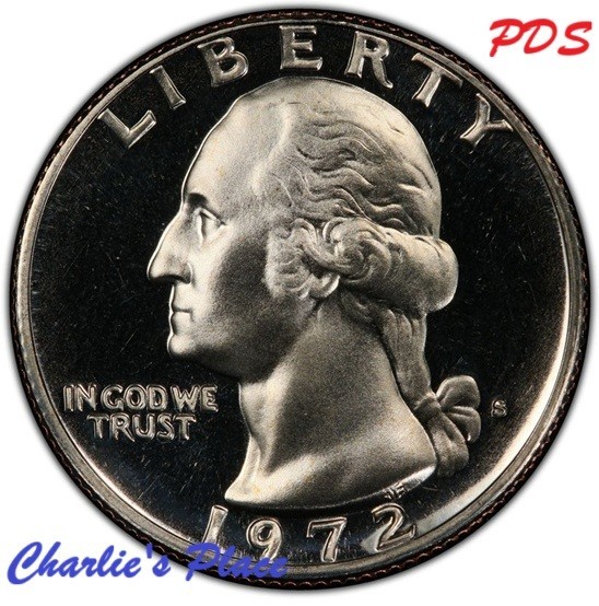 1972-PDS Washington Quarter 3-Coin Set