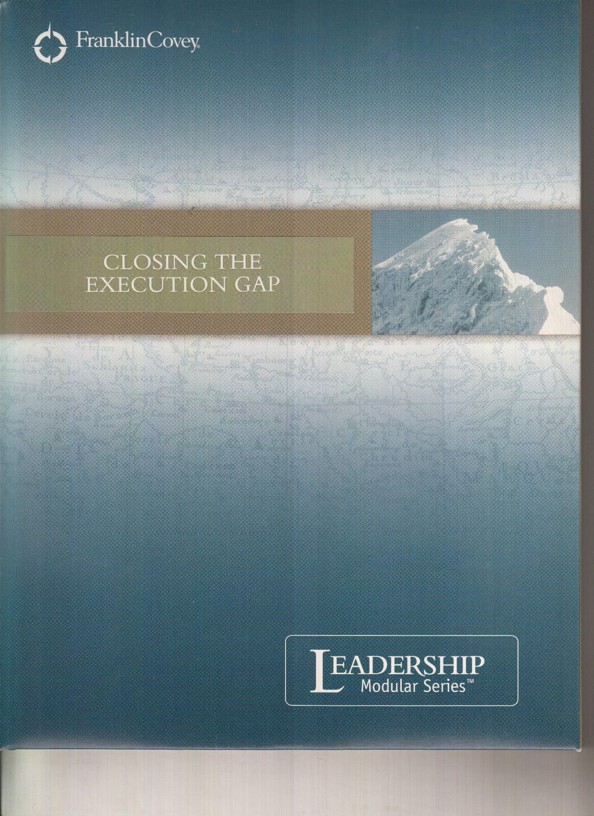 Franklin Covey Closing The Execution Gap w/CD's Participant Kit #75559 NEW