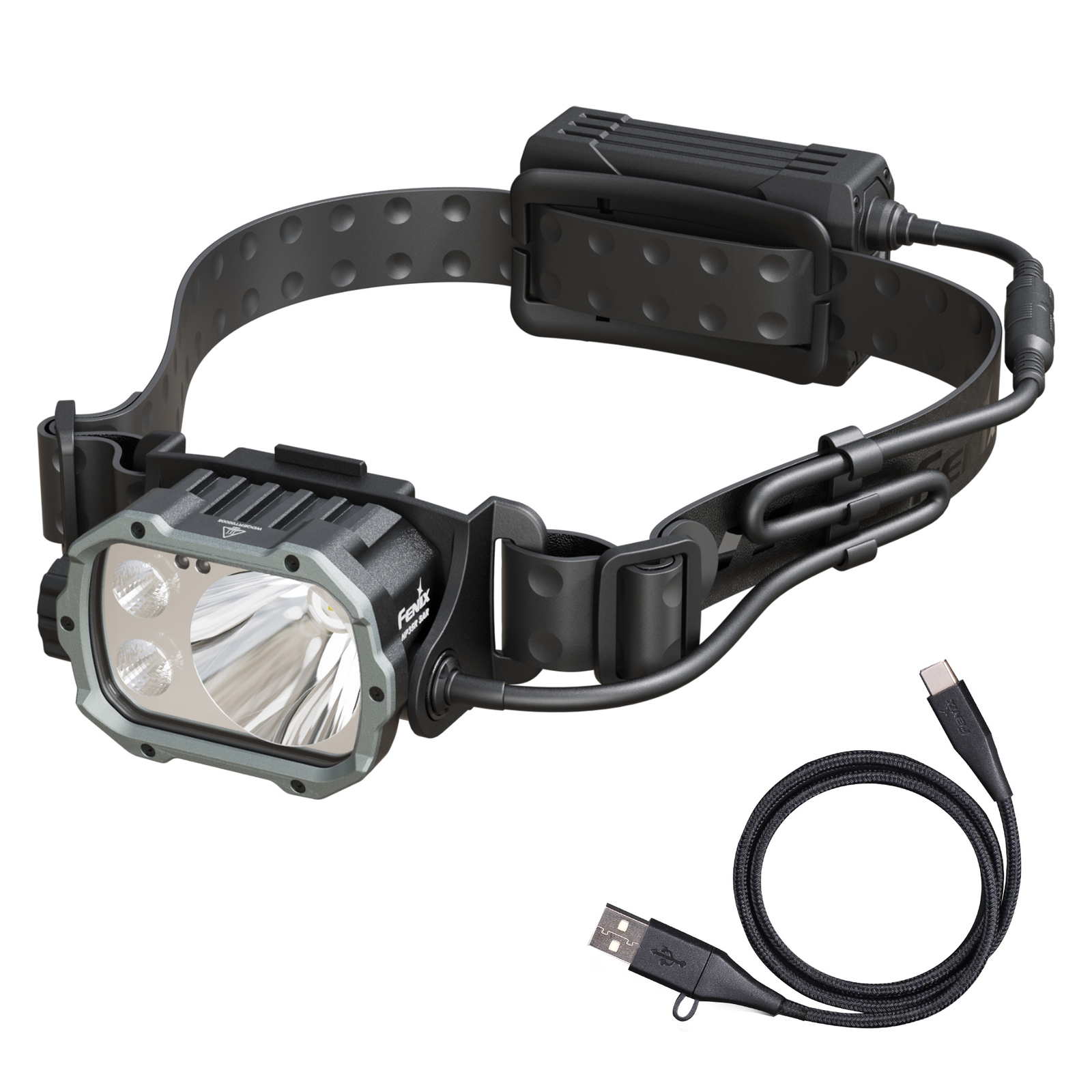 Fenix HP35R SAR 4000 Lumen Rechargeable Headlamp with Flame Retardant Headband