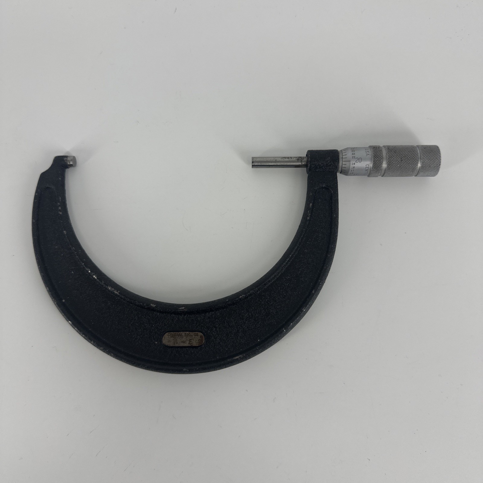 Vintage Central Tools Co 4”–5” Outside Micrometer MATCO Tools M52RL Made in USA
