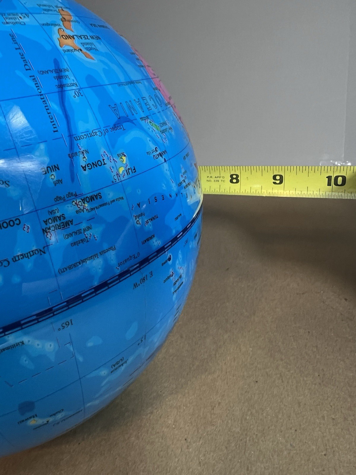 Floating Globe 8'' Magnetic Levitation Rotating Illuminated World