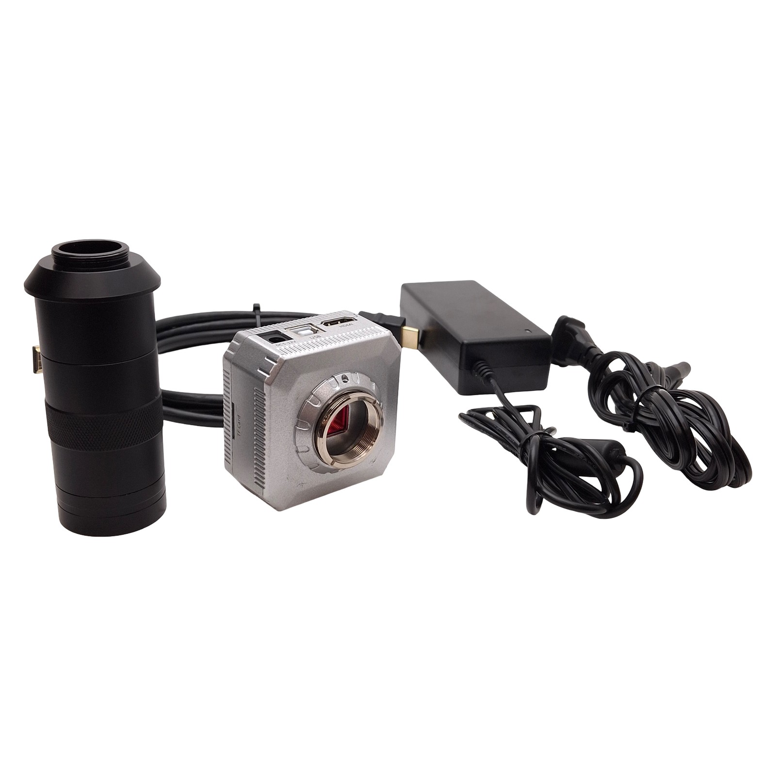 RADHAX Digital Microscope Camera w/ 100X Lens, 30MP, 1080P, HDMI, USB-B, 5-12VDC