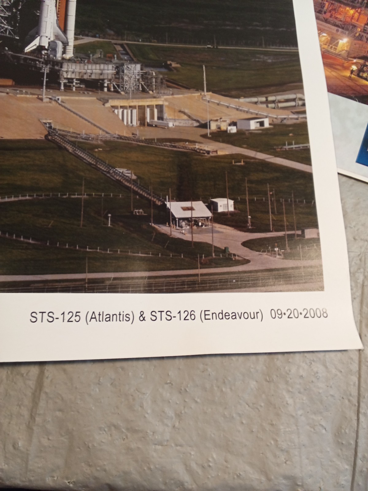 2 NASA Space Shuttle NASA Prints, Gordon Hasson, Space Shuttle Launch Pad