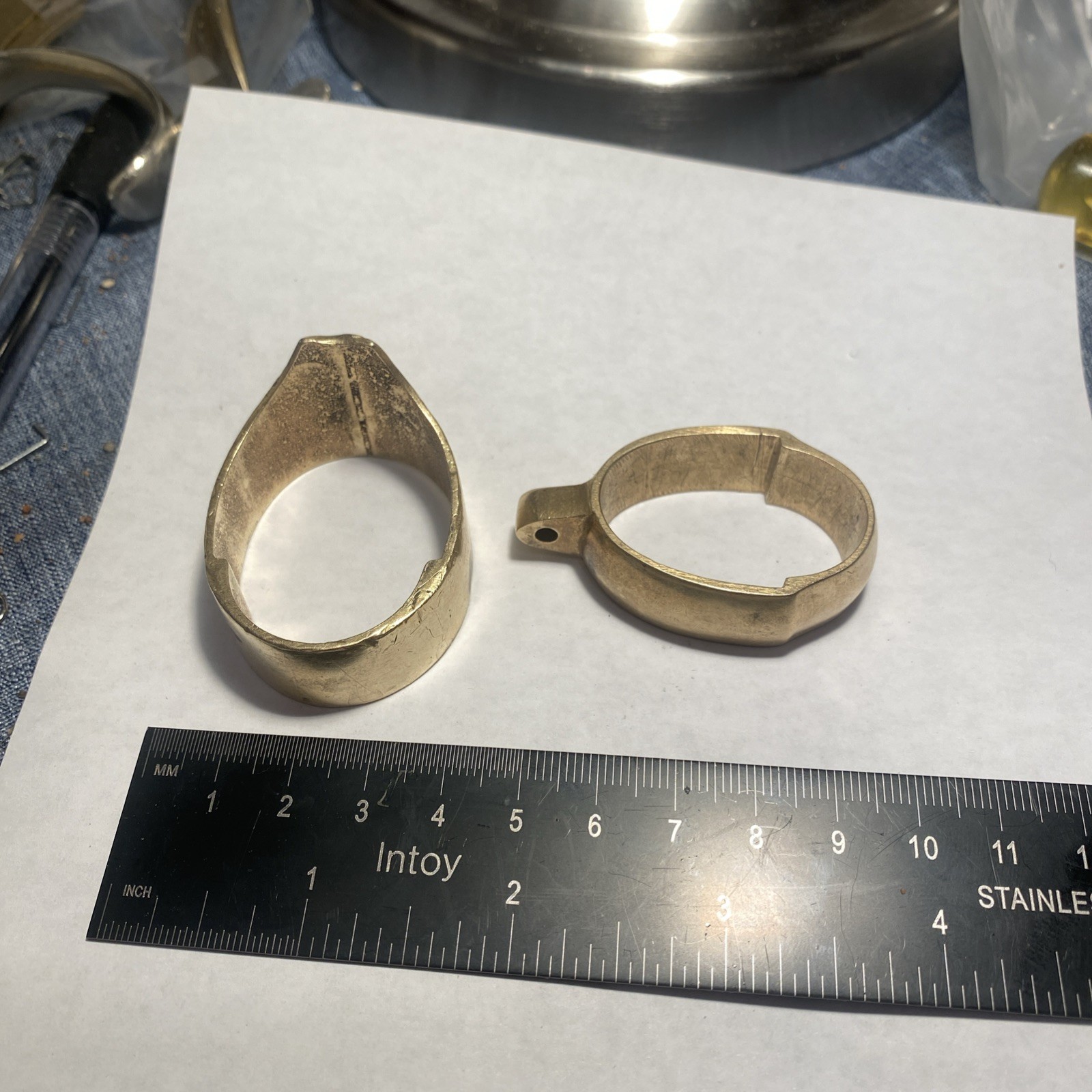 Brass Bands For A Long Rifle Musket Like A 1777 French Charleville
