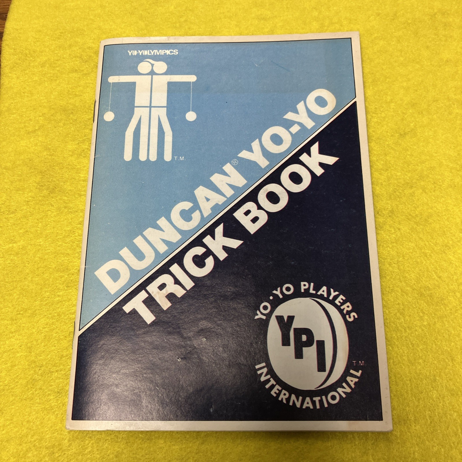 Vintage Original 1979 Duncan YO-YO Trick Book YPI Players International Oplympic
