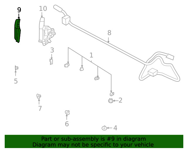 Genuine Ford Blind Spot Radar M2DZ-14C689-A