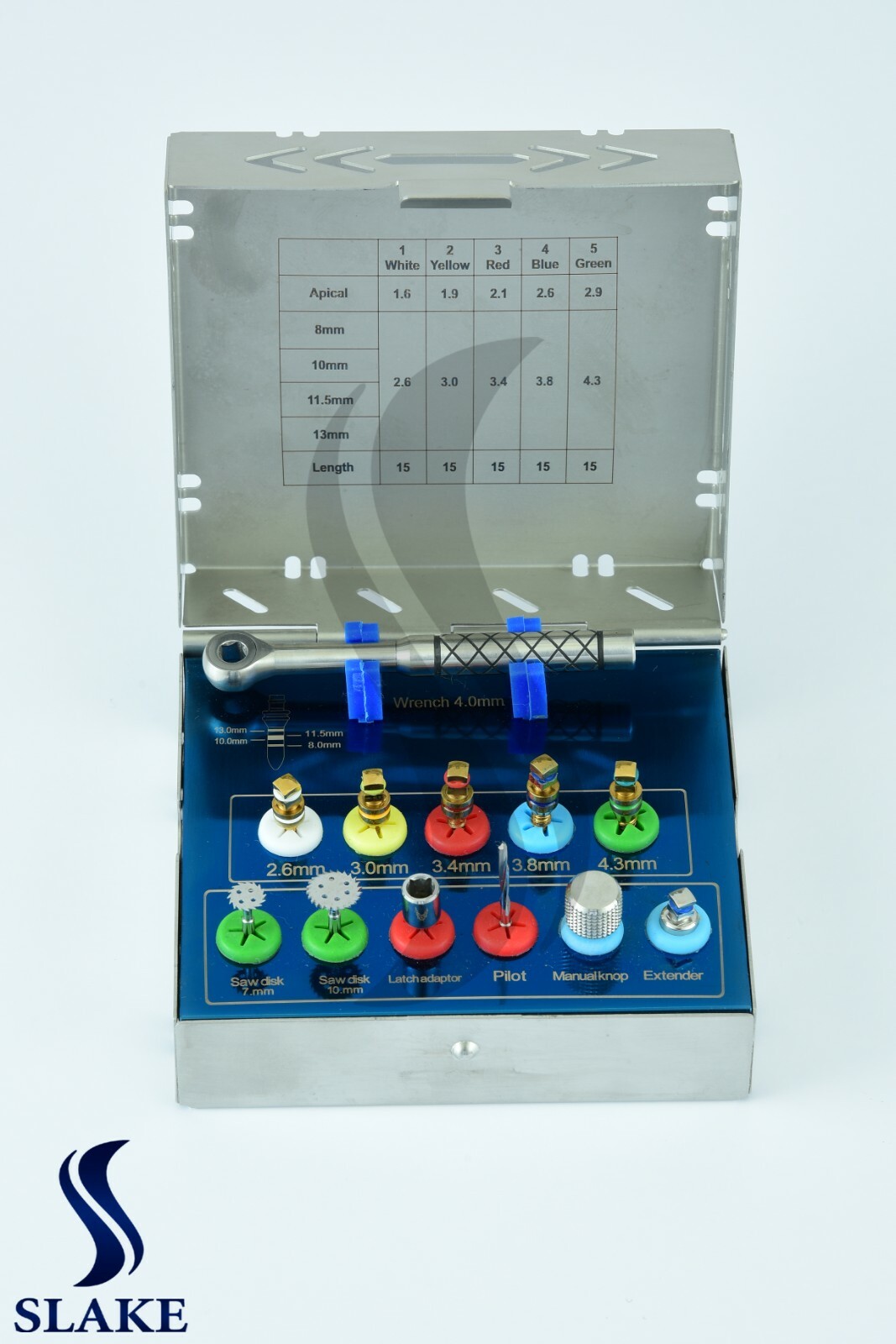 12 Pcs Bone Expander Kit Dental Implant Expansion Preparation Surgery Drills New