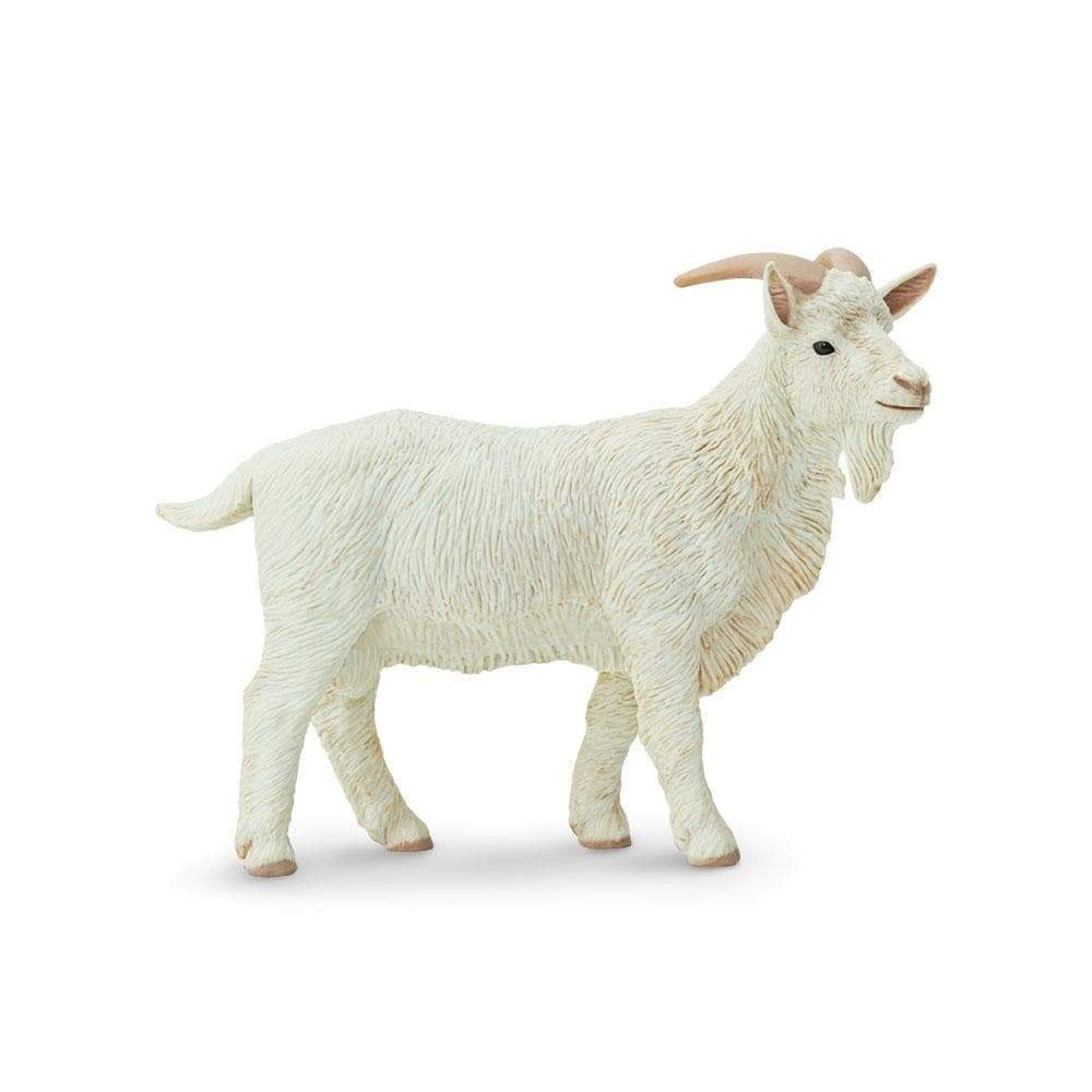 White Billy Goat Farm Animal Figure by Safari Ltd 160429