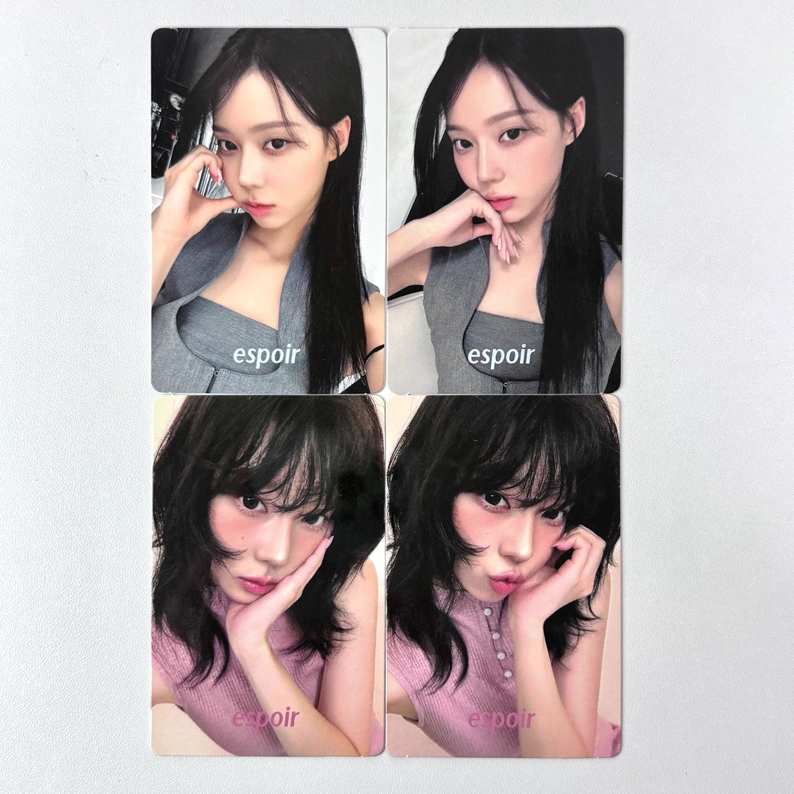 AESPA WINTER X espoir Olive Young OFFICIAL PHOTHOCARD EVENT POB 1set(4pcs)