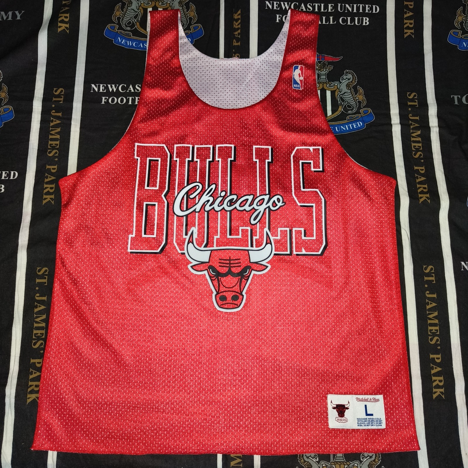 Basketball Chicago Bulls Mitchell & Ness Training Double Sided Shirt Jersey Tank