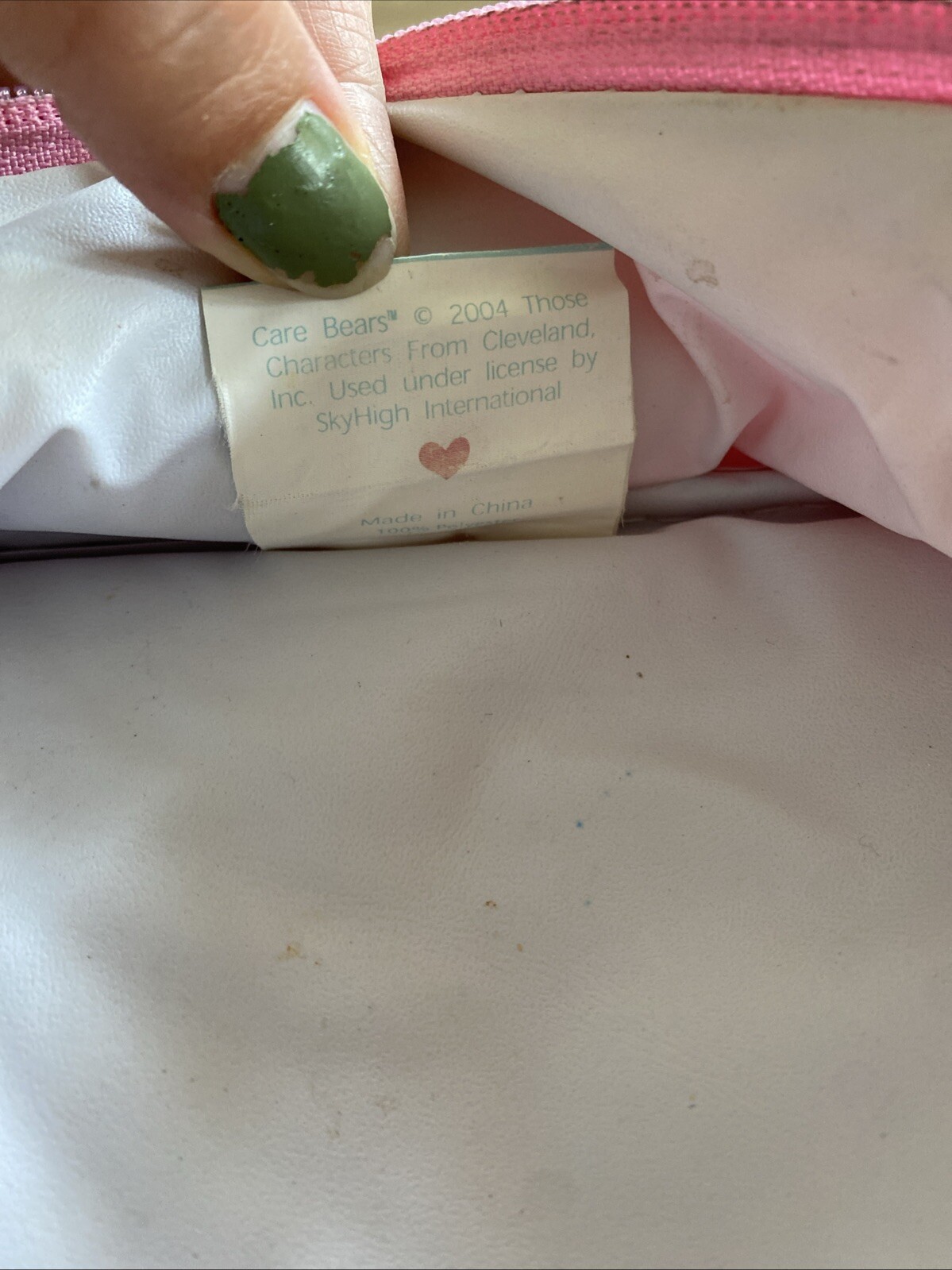 Vintage 2004 Care Bear Soft Lunchbag