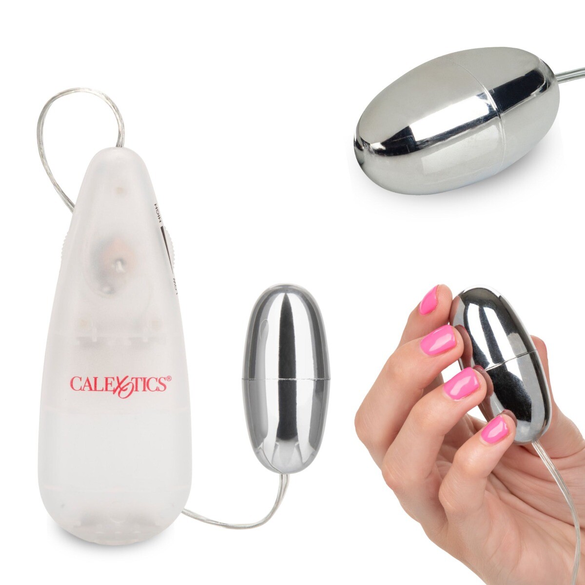 Vibrating Silver Bullet Egg Clit Vaginal Anal Nipple Vibrator Sex Toy for Women