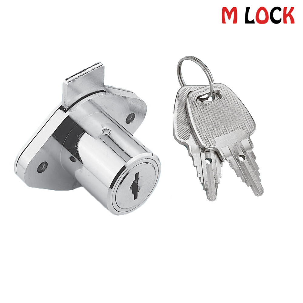 Lot of 2  Dead Bolt Drawer Lock Furniture ENCLOSURE LOCK Item#3777 KA