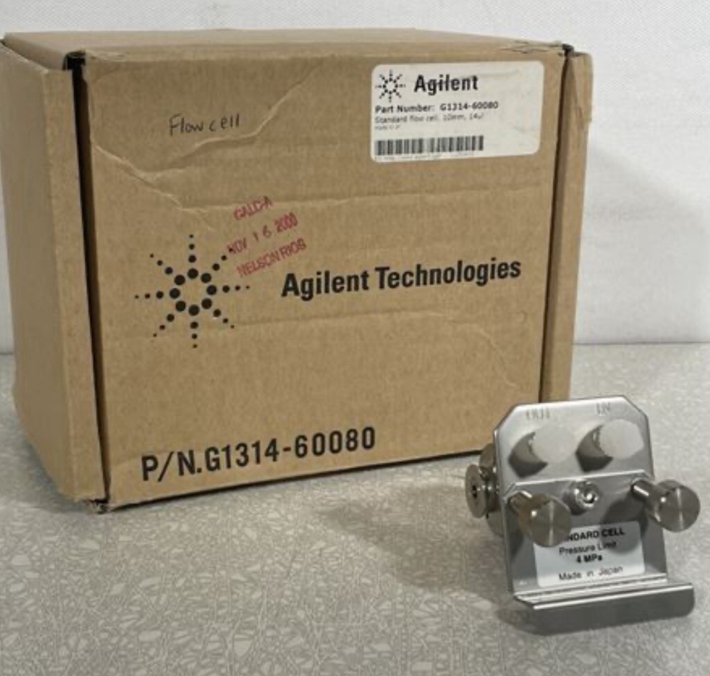 Agilent G1314A G1314-60080 Hi Pressure Flowcell VWD, 10mm, 14ul, NEW Flow Cell