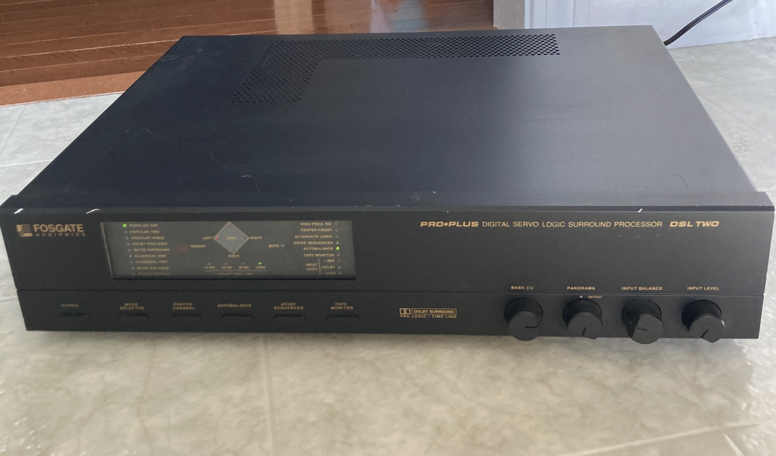 Fosgate Audionics Pro Plus Digital Servo Logic Surround Processor DSL Two DSL 2