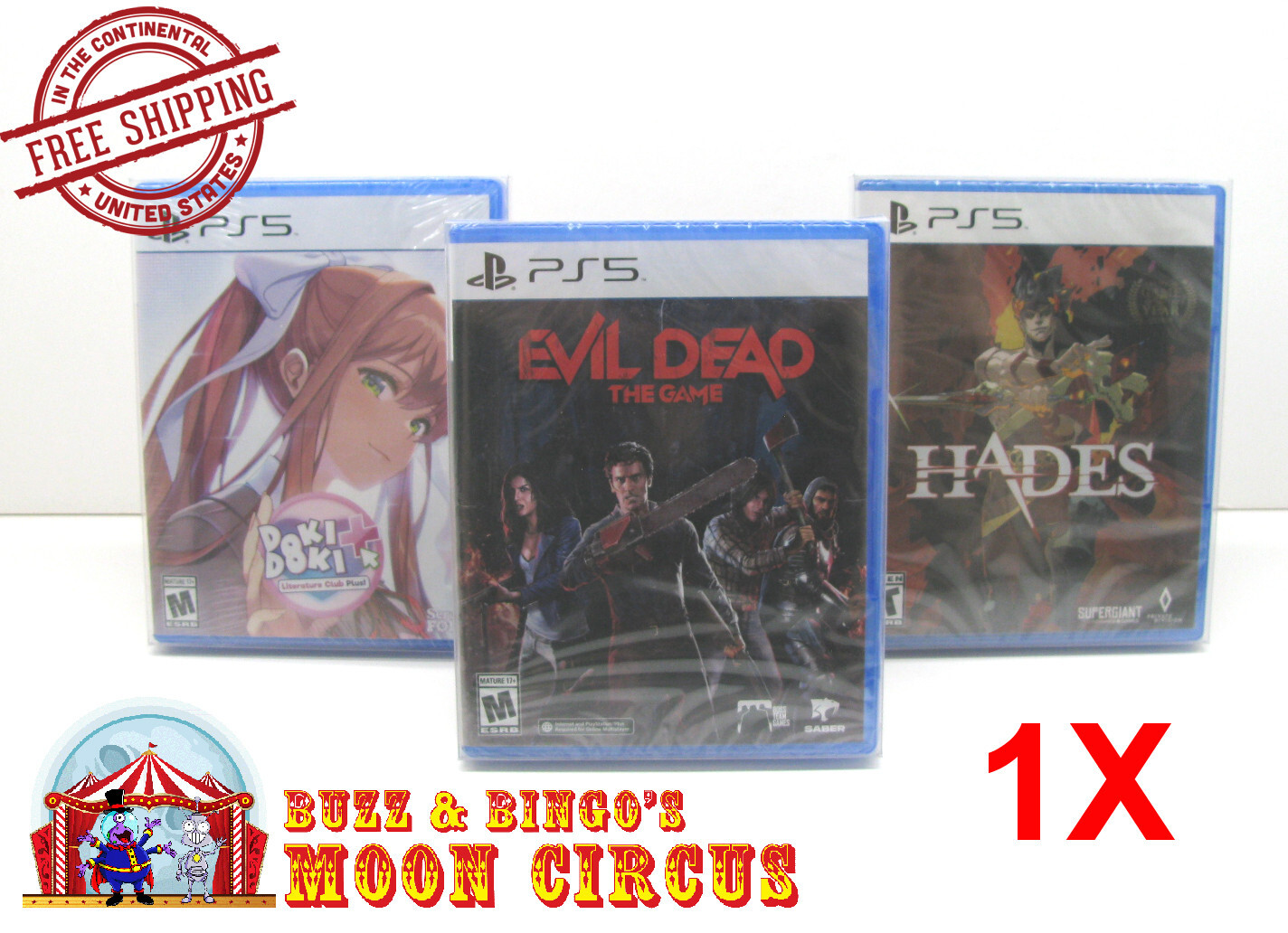 1X SONY PLAYSTATION PS5 CIB GAME - CLEAR PLASTIC PROTECTIVE BOX PROTECTORS CASE