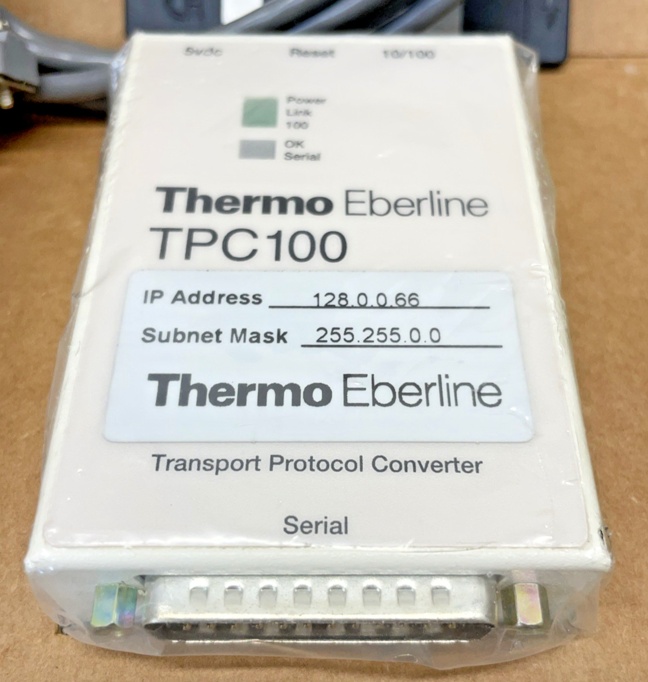 Thermo Eberline TPC100 Transport Protocol Converter w/ cord, cable and software