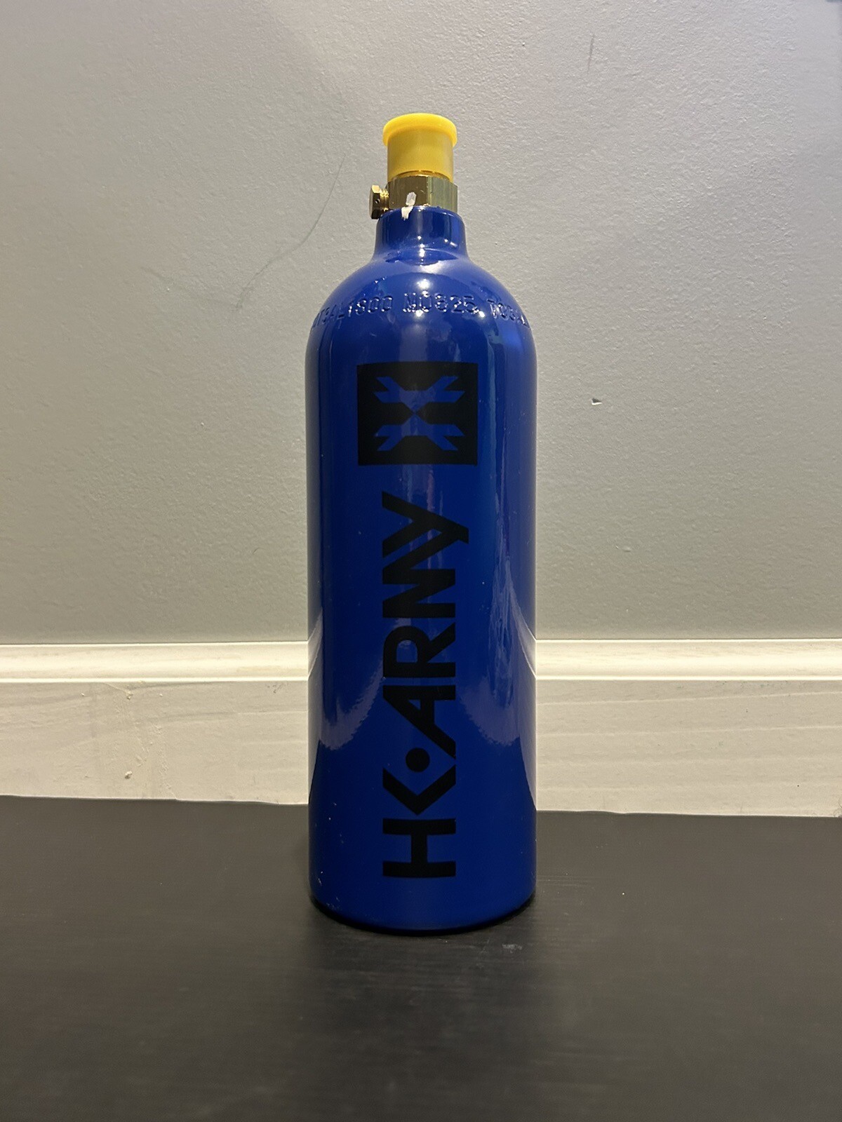 NEW!! HK-Army Blue 20oz. 1800 PSI Paintball Canister
