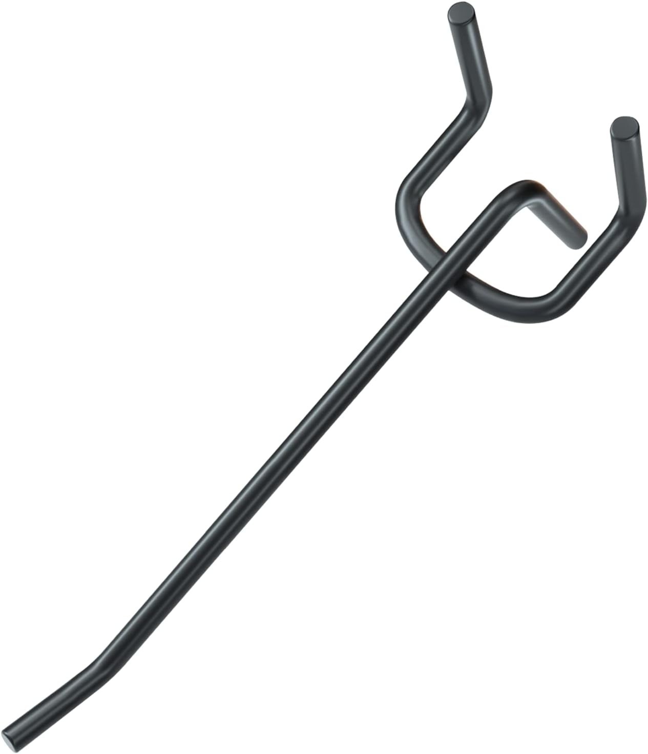 Traditional Style Pegboard Accessories - 100 Hooks, Black