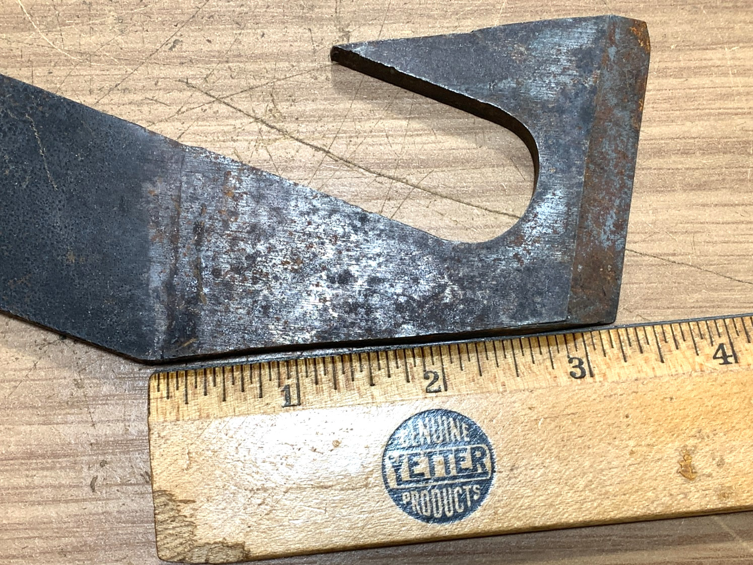 Antique Woodworking Cast Iron Barrel Scraper Blade tool