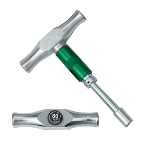 Seekonk 8A Torque Wrench T-Handle 3/8in 80lb Green Sleeve