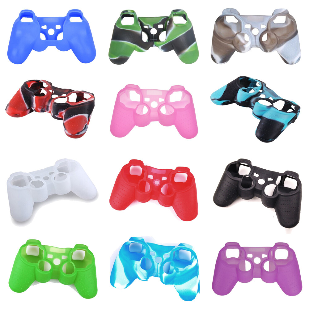 For Playstation PS3 Controller Gamepad Silicone Protective Skin Cover Case