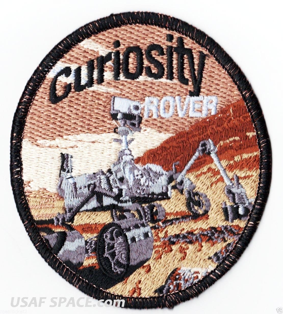 MARS CURIOSITY ROVER - 4" ORIGINAL AB EMBLEM - NASA JPL SPACE PATCH - MADE USA