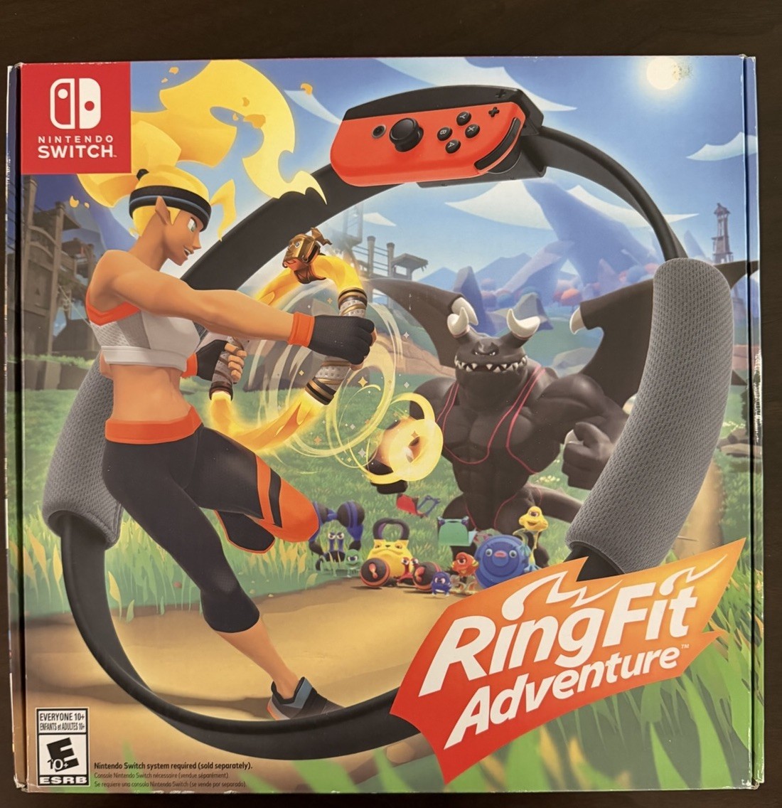 Nintendo Switch Ring Fit Adventure Bundle w/ Game, Ring-Con & Leg Strap