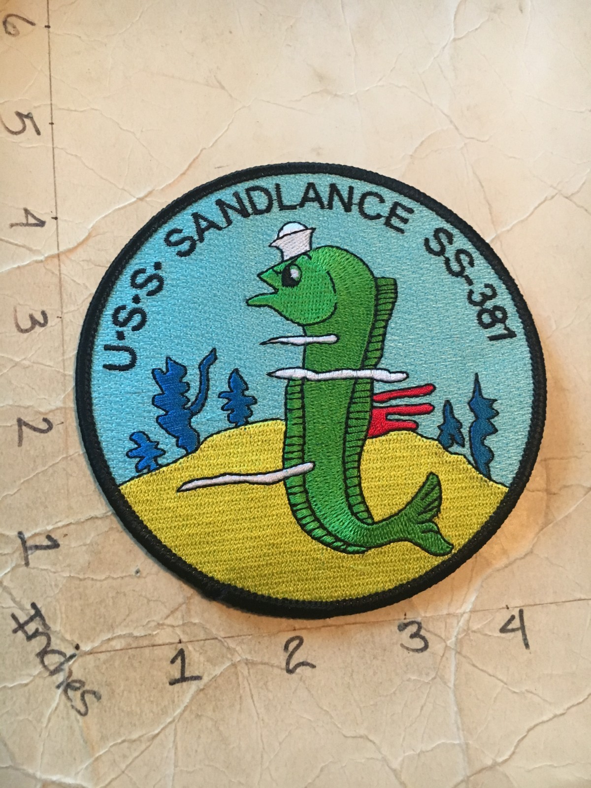 US NAVY USS Sandlance SS-381 Submarine Patch 8/8/25