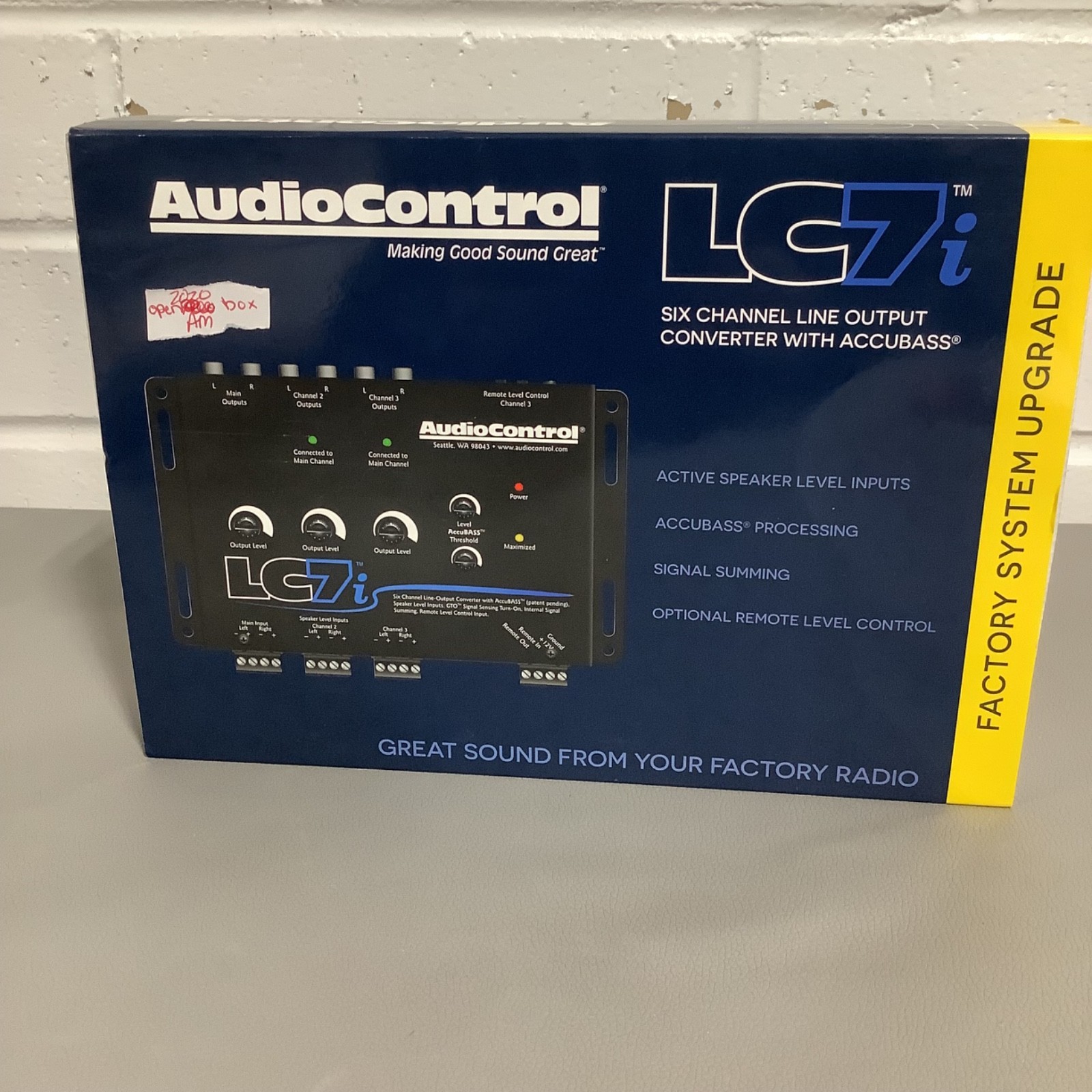AudioControl LC7i - 6-Channel Active Line Output Converter w/ AccuBASS