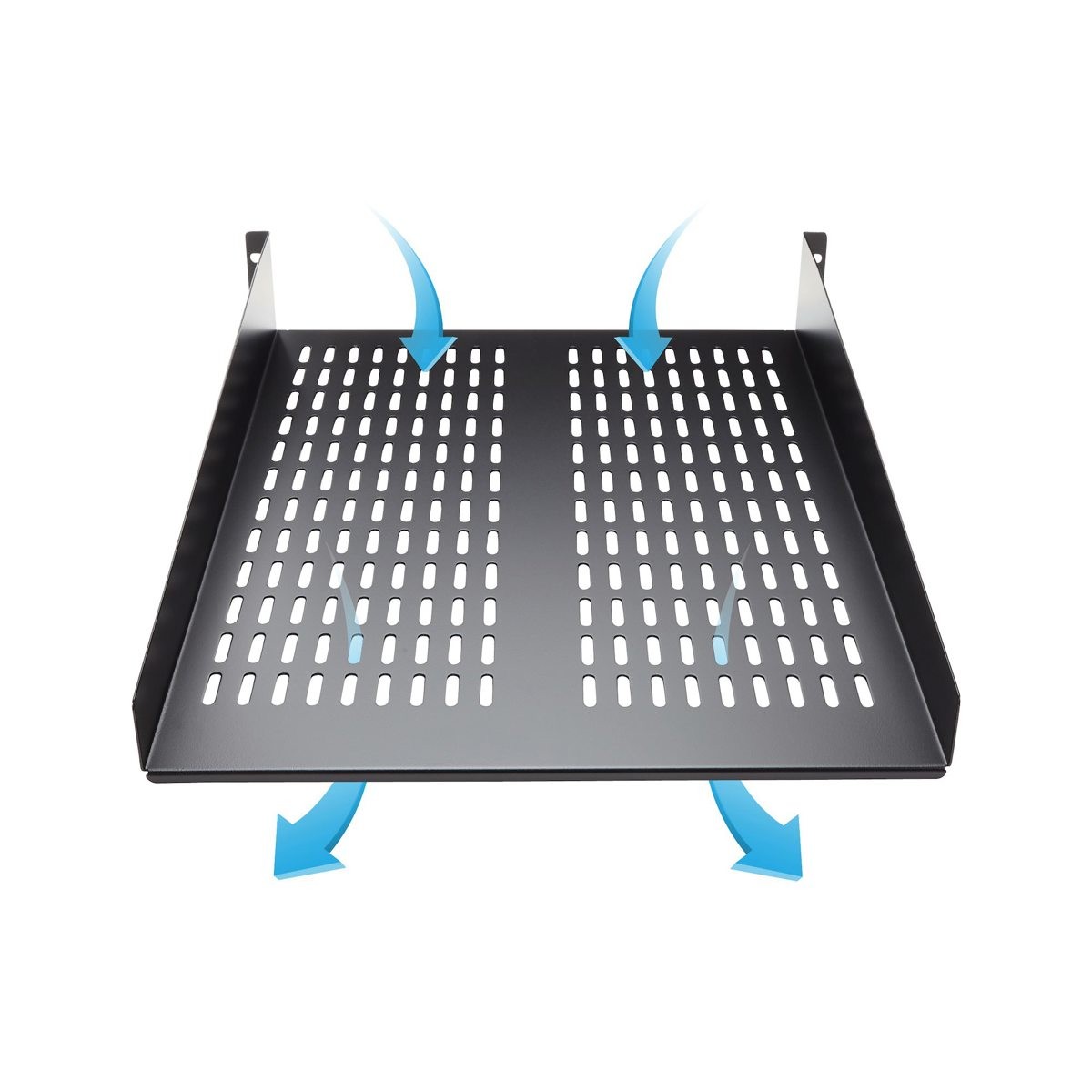 StarTech 2U 22" Universal Vented Fixed Server Rack Mount Shelf