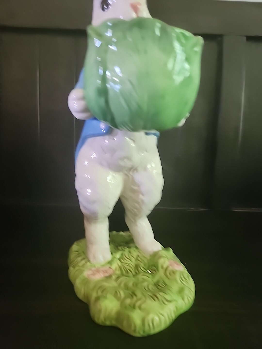16" Easter Bunny Rabbit Ceramic Planter