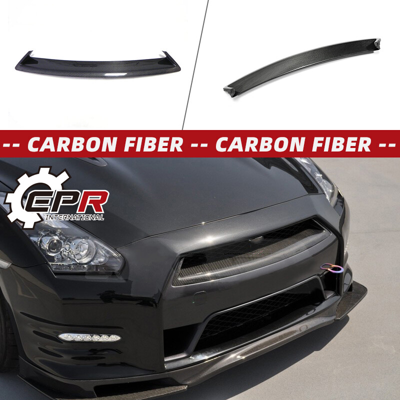 For Nissan R35 GTR 12-16 Carbon Fiber Front Grill OE Bumper Grille Trim Mesh