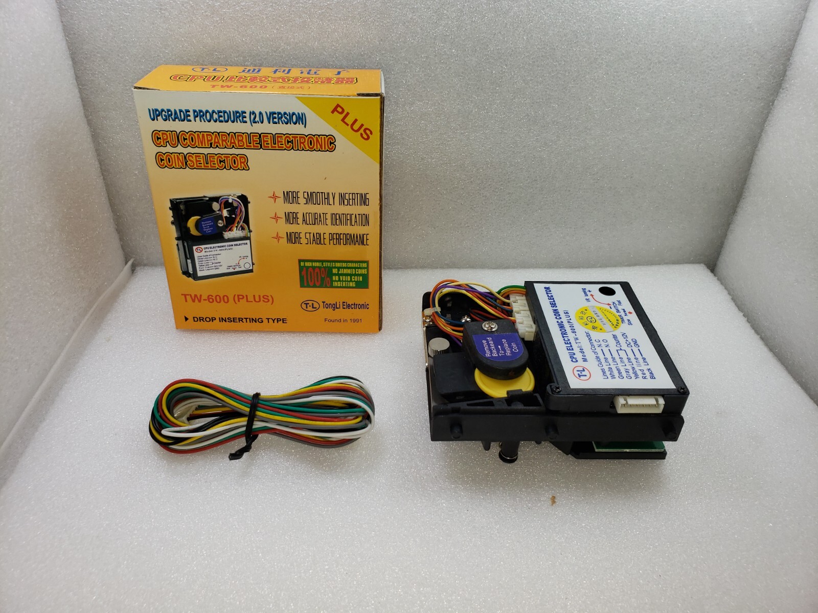 Coin Selector TW-600 (CPU comparable) for Arcade Machine Video Game Arcade Parts