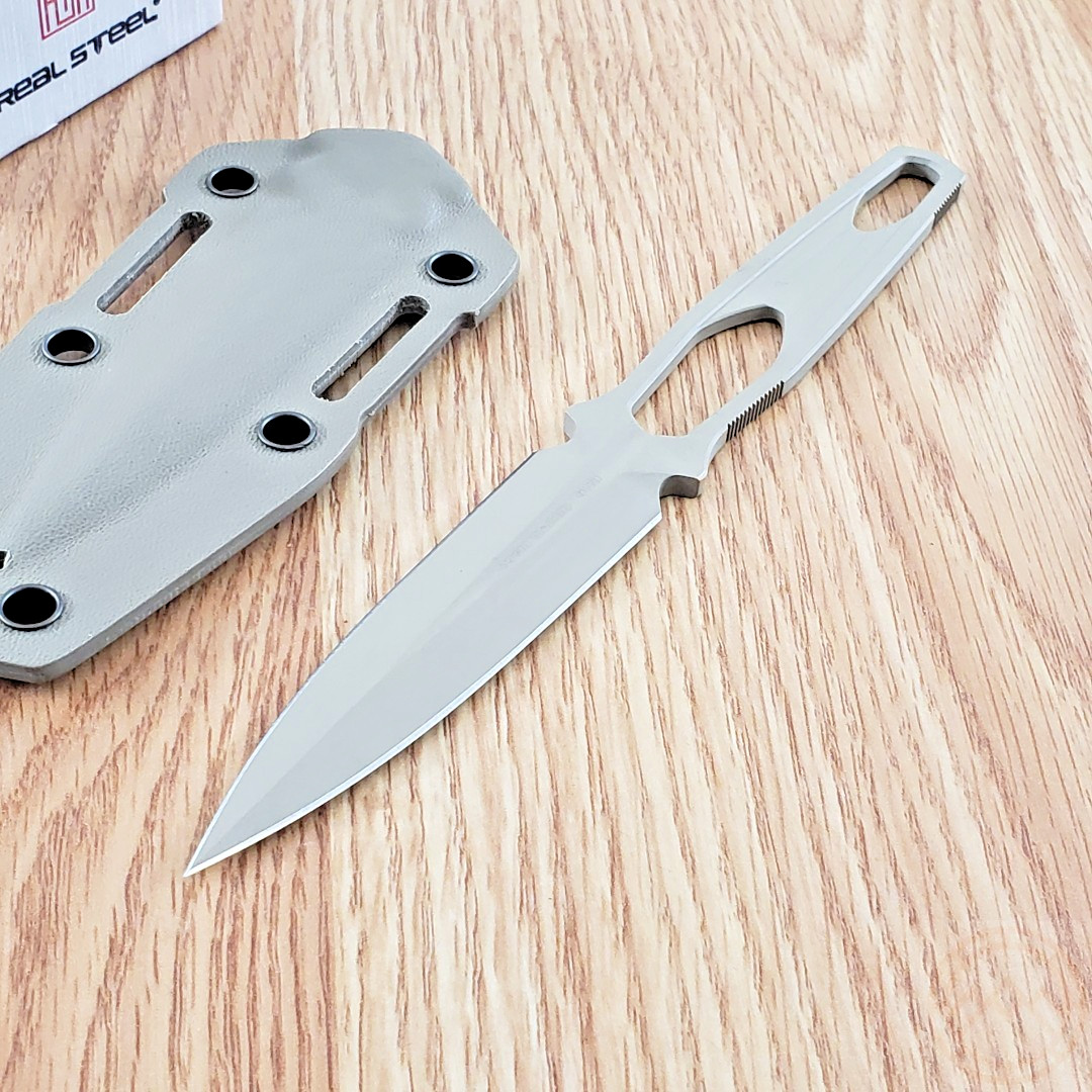 Real Steel Astral Fixed Dagger 3.25 Double Edge K110 Tool One-Piece Construction