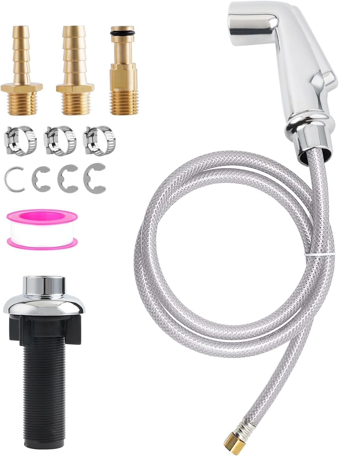 Compatible with Moen Kitchen Sink Faucet Sprayer Replacement, with Water Hose