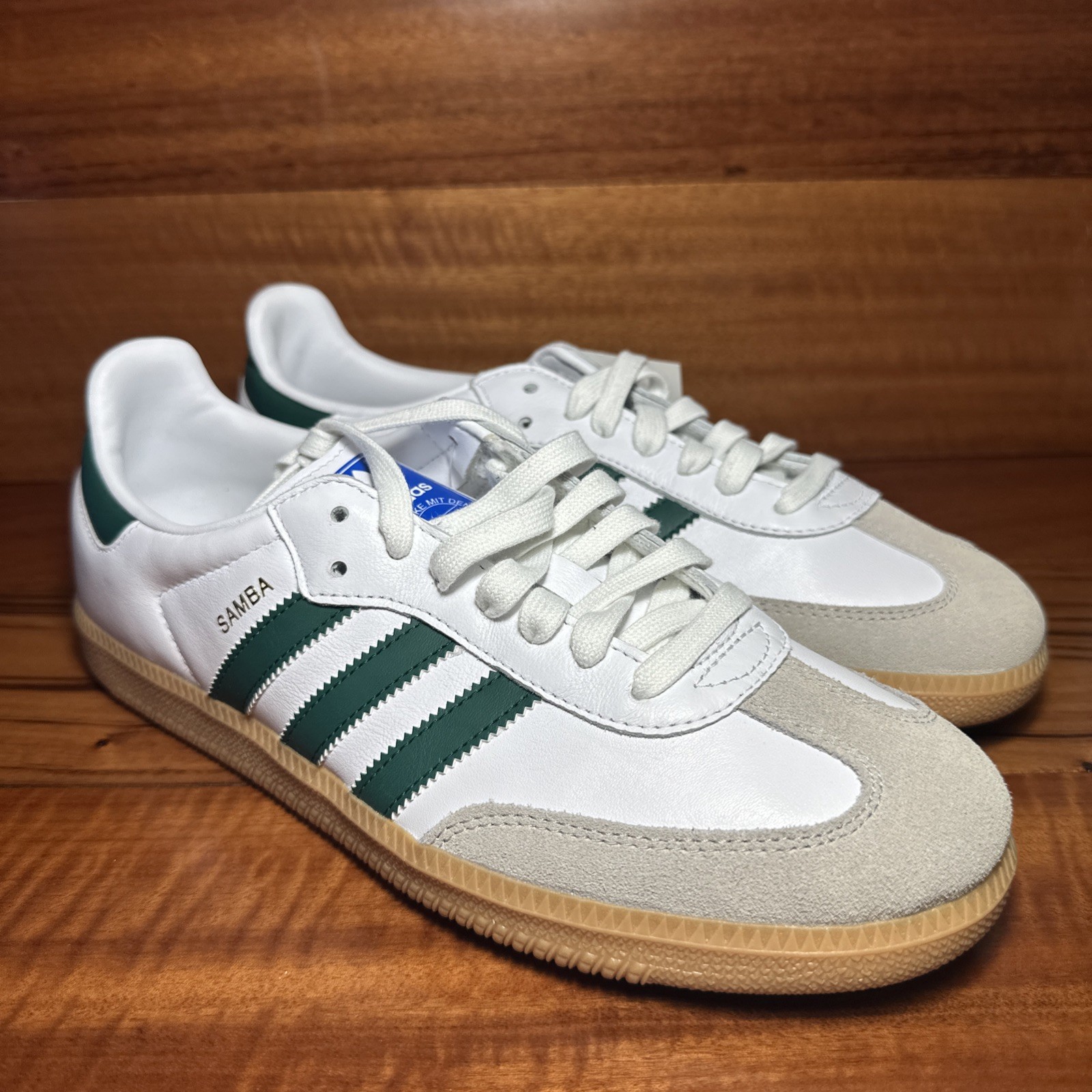 Adidas Originals Samba OG [IE3437] Men Casual Shoes White / Collegiate Green 10