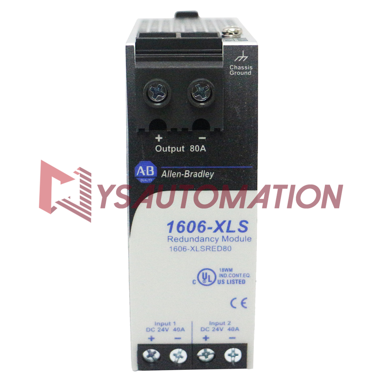 New Allen-Bradley 1606-XLSRED80  Input Voltage 24-28V DC, Output 80 Amps.
