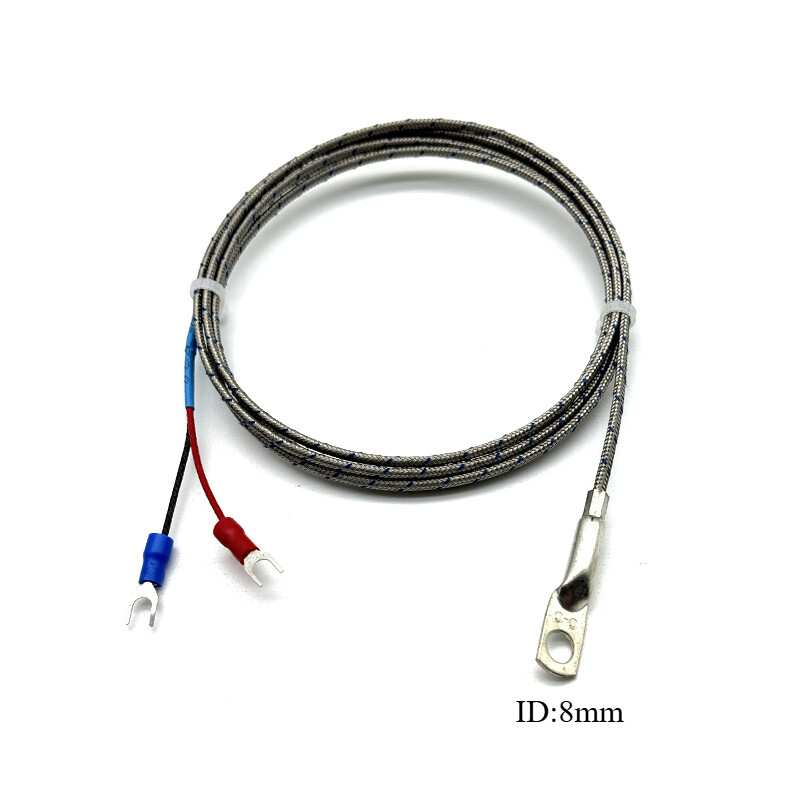 K type patch type surface end thermocouple probe Pt100 temperature sensor round