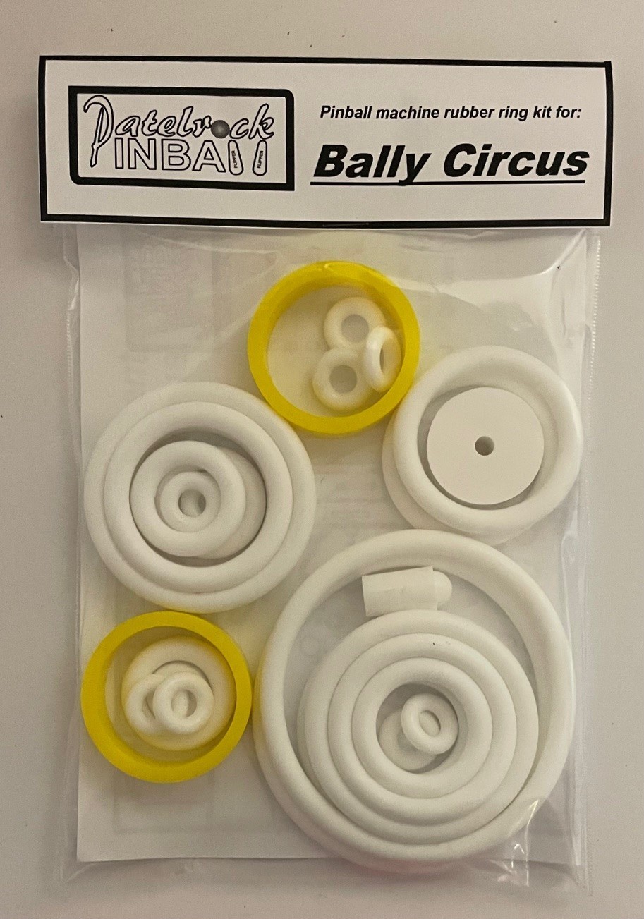 1973 Bally Circus Pinball Machine Rubber Ring Kit