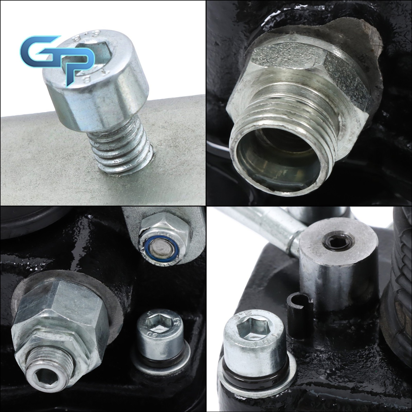 Double Acting 2.7 CID Hand Pump Hydraulic With Valve 0.75 Gal