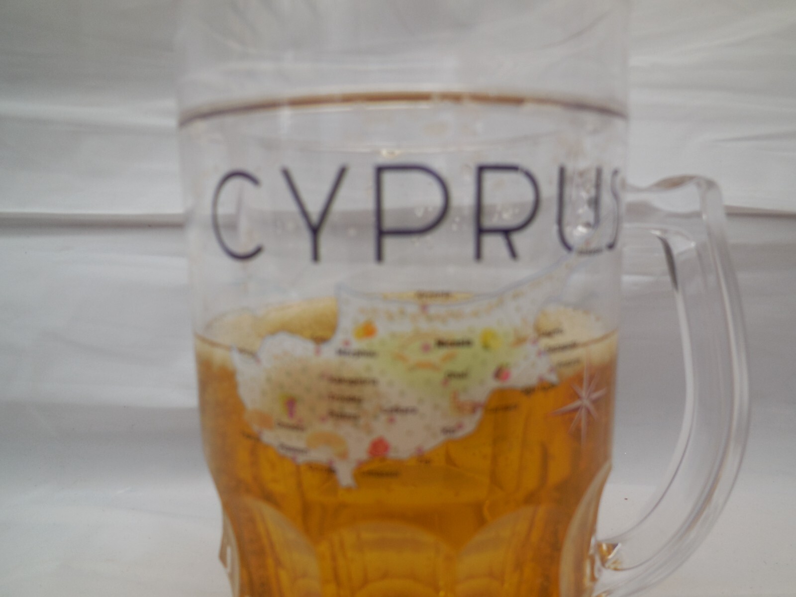 CYPRUS ICE TANKER PLASTIC MUG USED