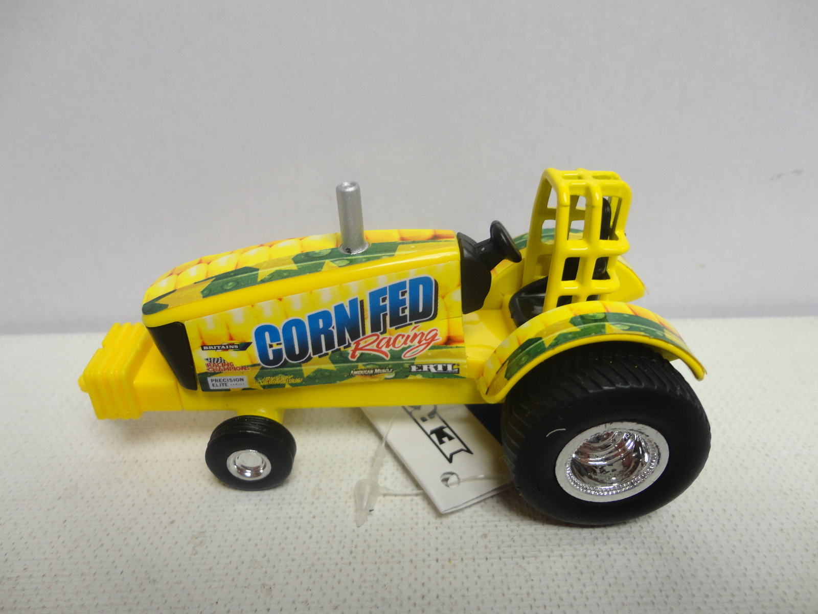 Ertl Loose PULLER TRACTOR Yellow CORN FED RACING 1:64 scale