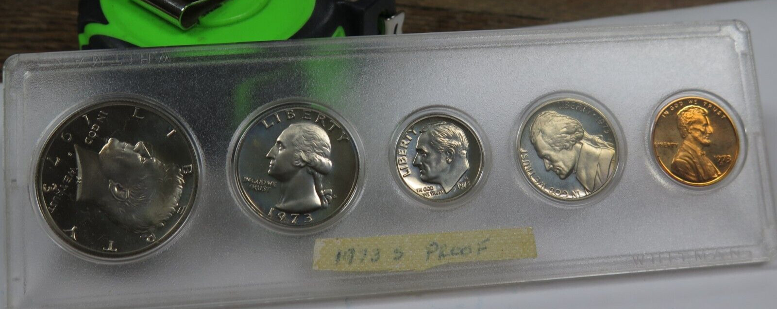 ✨ 1973-S Proof Set (6 Coins) QUARTER DIME NICKEL PENNY KENNEDY
