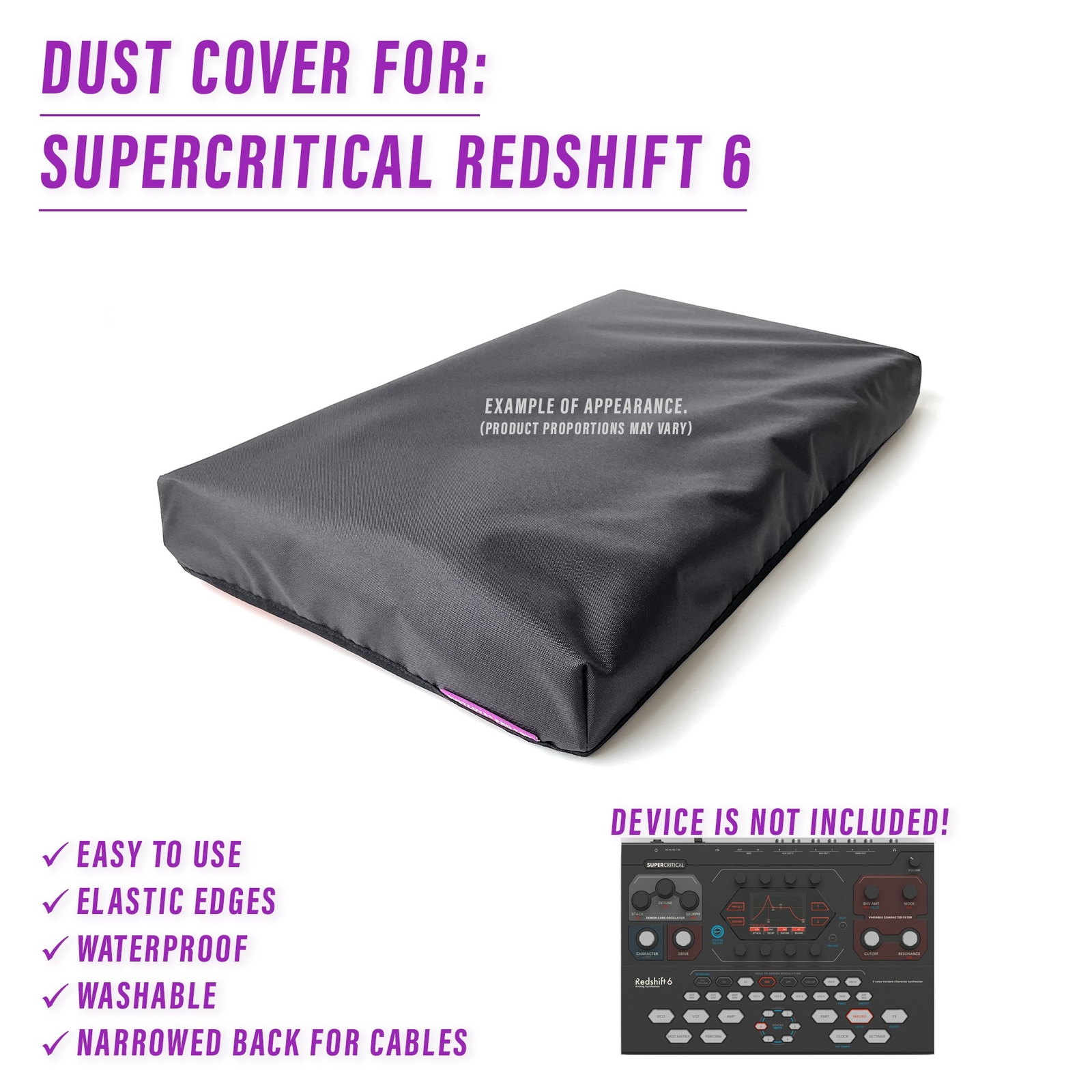 DUST COVER for Supercritical Redshift 6