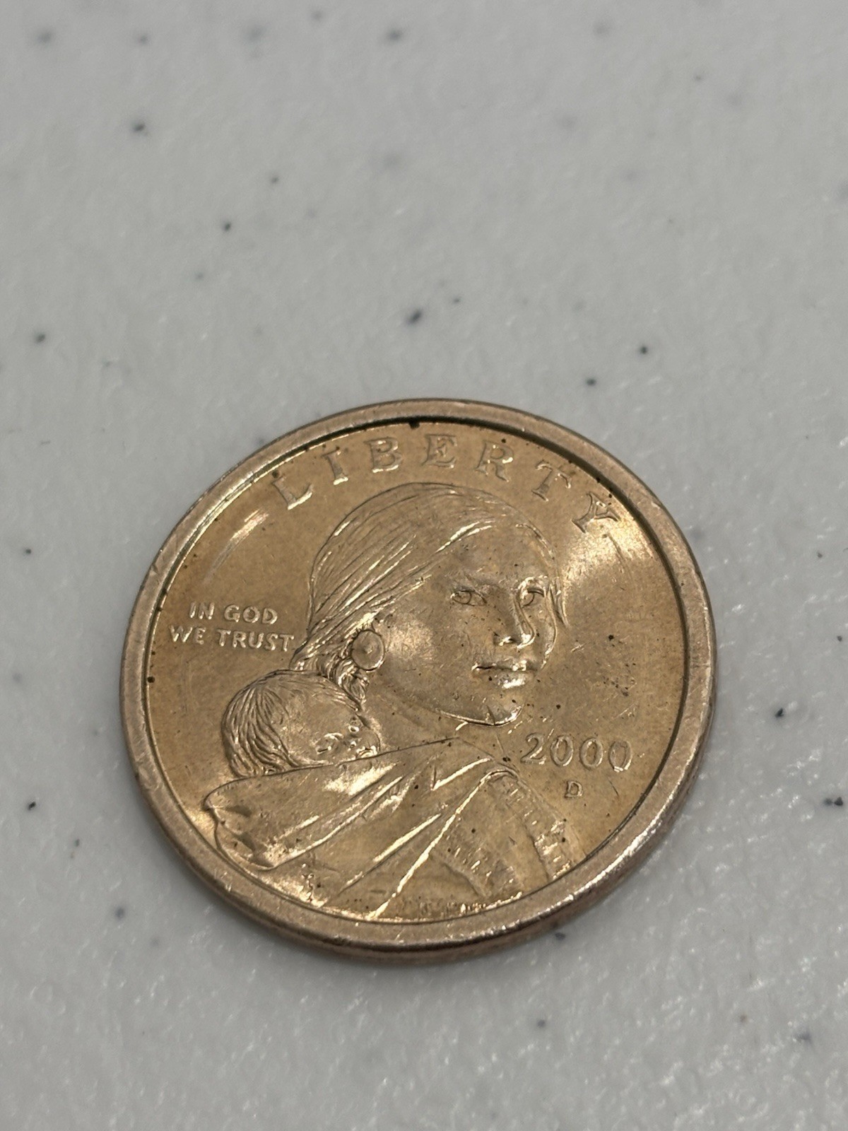 2000 Denver Sacagawea multiple error DDO/DDR erro on nose chin and face