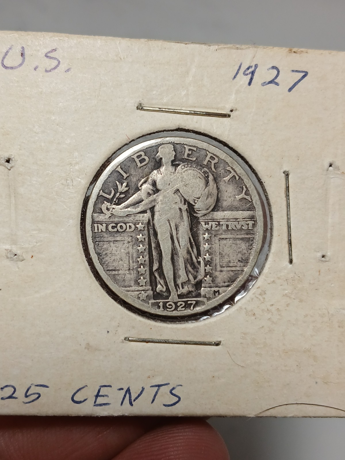 1927 Standing Liberty Quarter Nice Condition
